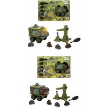 MarkEntegra Sök Tak Dinozor Seti, T-Rex ve Triceratops