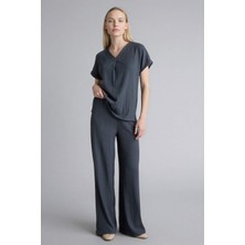 DeFacto Straight Fit Düz Paça Bürümcük Pantolon H0423AX26SP