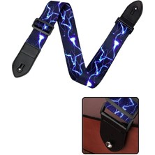 Royal Rain Store SR-11BL Gitar Omuz Askısı Mavi Renk Desenli Uzunluk 90-143 cm