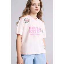 DeFacto Hello Kitty Oversize Tişört Kız Çocuk G8195A826SM