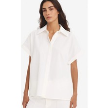 DeFacto %100 Pamuk Regular Fit Poplin Gömlek F9141AX25WN