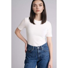 DeFacto Slim Fit Basic Fitilli Kaşkorse Tişört G8490AX26SP