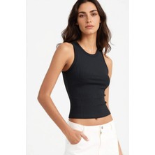 DeFacto Slim Fit Halter Yaka Fitilli Kaşkorse Atlet A8859AX25AU
