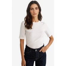 DeFacto %100 Pamuk Slim Fit Fitilli Kaşkorse Tişört G2534AX25AU