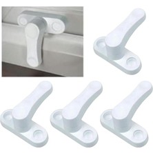 Royal Rain Store 5 Adet Kapı Pencere Hırsız Çocuk Emniyet Kilidi Güvenlik Mandalı Pvc Çekmeli 360 Derece Dönebilir