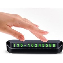 Royal Rain Store Fosforlu Araç Park Numaratörü - Açılır Kapanır Torpido Üstü Araç Içi Numaratör, Şık ve Pratik Tasarım