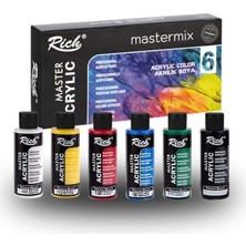 Royal Rain Store Mastermix Profesyonel Akrilik Boya 60CC 6 Ren