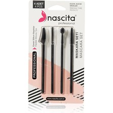 Royal Rain Store 4'lü Silikon Tasarım Maskara ve Kaş Şekillendirme Fırçası