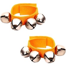 Royal Rain Store ORF-PLT-04YL Örf Aletleri Ritim Seti Bilek Zili Sarı (1 Çift)