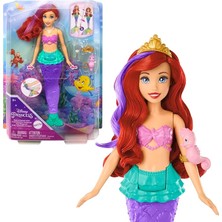 Royal Rain Store Disney Prensesi Yüzen ve Renk Değiştiren Ariel Bebek Disney Prensesi Oyuncakları, Yüzen Deniz Kızı Ariel Bebek HPD43