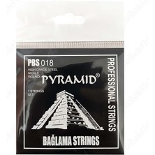 Royal Rain Store Musik Shop Pyramid Bağlama Teli 0.18 Kısa Sap Takım Tel