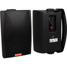 Indispensablely Magicvoice Mv-03 16 cm 60 Watt Komütatörlü Hat Trafolu Siyah Sütun Hoparlör (2'li Takım)
