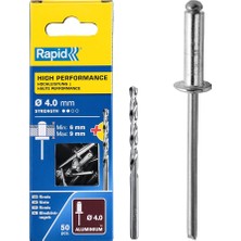 Royal Rain Store Kör Perçin Universal Alüminyum, 50 Adet Matkap Ucu Dahil, 5000384