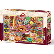 Royal Rain Store Puzzle Donutlar 500 Parça Puzzle