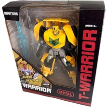 Royal Rain Store T-Warrior Metal Gövde Dönüşebilen Robot 20 cm