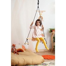 Royal Rain Store Basic Ahşap Duyusal Trapez Salıncak Çocuk Jimnastik Aktivite Gelişim Salıncağı