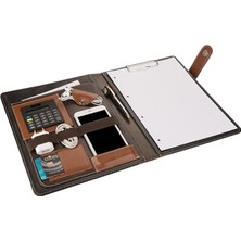 Royal Rain Store Kapaklı Sekreterlik Padfolio Hesap Makinalı A4 100 Yaprak Kapasiteli Vegan 24,5X32 Cm.
