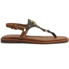 Nine West Ophan 6fx Kahverengi Kadın Düz Sandalet