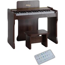 Royal Rain Store CP-360C Ahşap Çocuk Piyanosu Pilli 37 Tuşlu Gerçek Piyano Tuşları