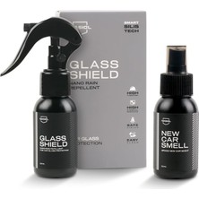 Royal Rain Store Yağmur Kaydırıcı ve Yeni Araç Kokusu Paketi, Erkeklere, Babalara Hediye, Araç Bakım Paketi