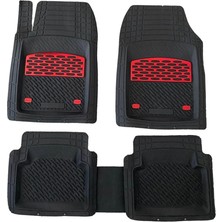 Royal Rain Store Ile Uyumlu Vitara Ile Uyumlu Universal Derin Havuzlu Paspas Krom Kırmızı