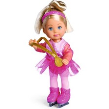 MarkEntegra 12 cm Boyutunda Pembe Kostümlü Buz Pateni Eğlencesi Figürü