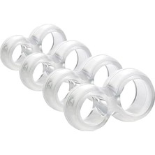 Royal Rain Store Aksesuar Kapı Kolu Stoperi, Kapı Arkası Duvar Koruyucu Tampon, Silikon Durdurucu, Pencere Kolu Stoperi (6)