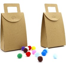 Royal Rain Store Kraft Renk Çanta Model Hediye Kutusu (20 Adet)