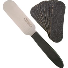 Royal Rain Store TP02 Yedekli Ayak Törpüsü Oval - Plastik Saplı Paslanmaz Çelik