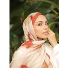 Umas Collection Umas Desenli Bambu Kraş Şal 75 x 185 cm Hafif Dokulu Tesettür Şal