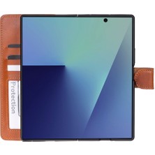 BloominBag Aurelıo Siena Tan Samsung Galaxy Z Fold7  Cüzdan Kılıf