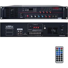 Royal Rain Store Merz HB-4600 Mixer Amfi 4 Bölgeli 4 Çıkışlı Anfi Zonlu 4X150W Bluetooth USB