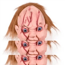 Indispensablely Chucky Saçlı Lateks Maske