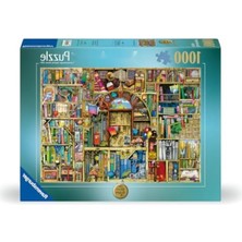 MarkEntegra 1000 Parçalı Eğlenceli Puzzle Kitapçı Teması