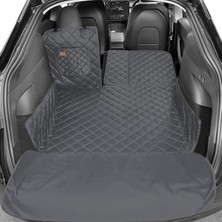 Royal Rain Store Araç Bagaj Örtüsü, Evcil Hayvan Köpek Bagaj Koruma Kılıfı - Suv, Sedan, Pickup Panelvan Bagaj Havuzu, Araba Için Su Geçirmez Bagaj Koruyucu Kılıf Örtü Mat- Medium - Gri