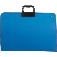 Royal Rain Store Proje Çantası Mavi, 38X55 Cm, Askılı Taşıma, Kalemlikli, Sert Kapaklı, El Yormayan Ergonomik Kulp