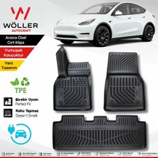 Wöller Tesla Model Y Paspas 2019 Sonrası 3D Havuzlu Wöller Paspas