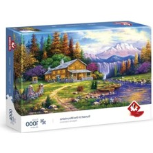 MarkEntegra Dağlarda Günbatımı Temalı 1000 Parça Puzzle