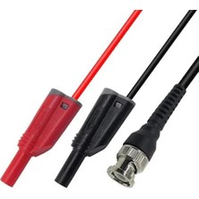 Indispensablely 2x 4mm Banana Fişli Bnc Kablo