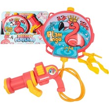 Royal Rain Store 1200 ml Su Kapasiteli Sırt Çantalı 9 Metre Atış Mesafeli Su Tabancası 20 cm - Çantalı Oyuncak Su Tabancası Taşınabilir Dinozor ve Pelikan Desenli (Pelikan)