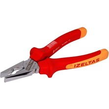 Royal Rain Store Kombine Pense Elektrikçi Izoleli, 1000 V, Sarı/kırmızı, 180 mm