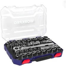 Royal Rain Store WP202525 30 Parça 1/2’’ Cr-V Metrik/inç Profesyonel Lokma Takımı