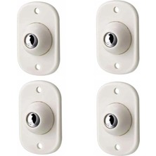 Royal Rain Store Pratik Bilyeli Eşya Kaydırma Aparatı, 4'lü Set Mini Yapışkanlı Tekerler, 360 Derece Dönebilen Küçük Bilyeli Tekerlekler