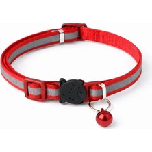 Kotenart Reflektörlü Zilli Ayarlanabilir Kedi Tasması – Güvenlik Kilitli, Renk Seçenekli Konforlu Boyun Tasması