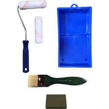 Royal Rain Store Cadence Boya Kadife Rulo Fırça Seti 6 Parça Mavi Tek Ebat