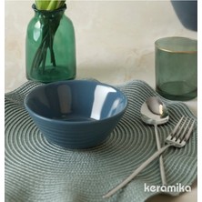 Keramika Hitit Çorba Kasesi 14 cm Mavi 6'lı