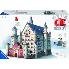 MarkEntegra Yapıştırıcı Gerektirmeyen 3D Neuschwanstein Yapboz