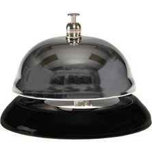 Royal Rain Store Paslanmaz Çelik Servis Zili - Resepsiyon, Okul, Mutfak, Dükkan, Restoran, Hastaneler ve Köpek Eğitimi Için Şık Metal Çağrı Zili - Servis Için Halka Zili - Gümüş Çan