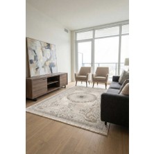 Efor Halı Lynosse Gri Halı Modern Dokuma Halı Yumuşak Oturma Odası Salon Çocuk Odası Mutfak Halısı P1443