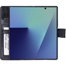 BloominBag Aurelıo Siena Onyx Black Samsung Galaxy Z Fold7  Cüzdan Kılıf